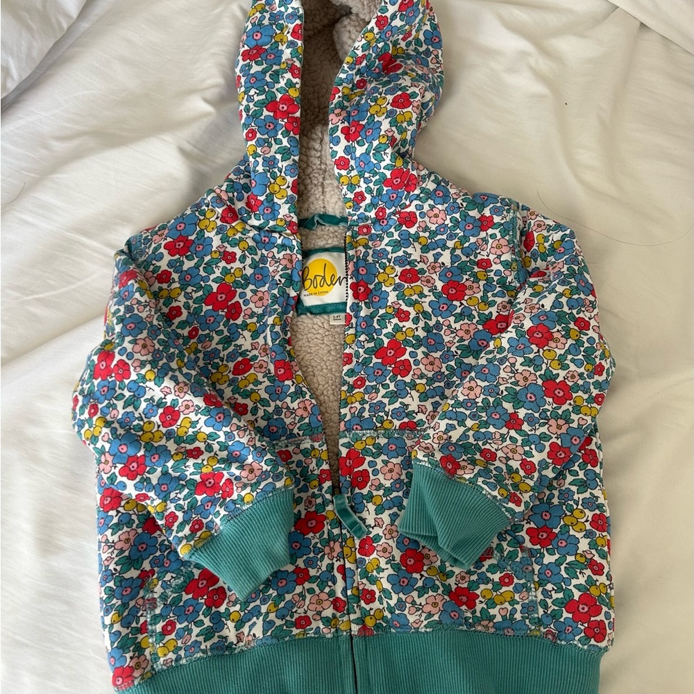 Boden Floral Hoodie